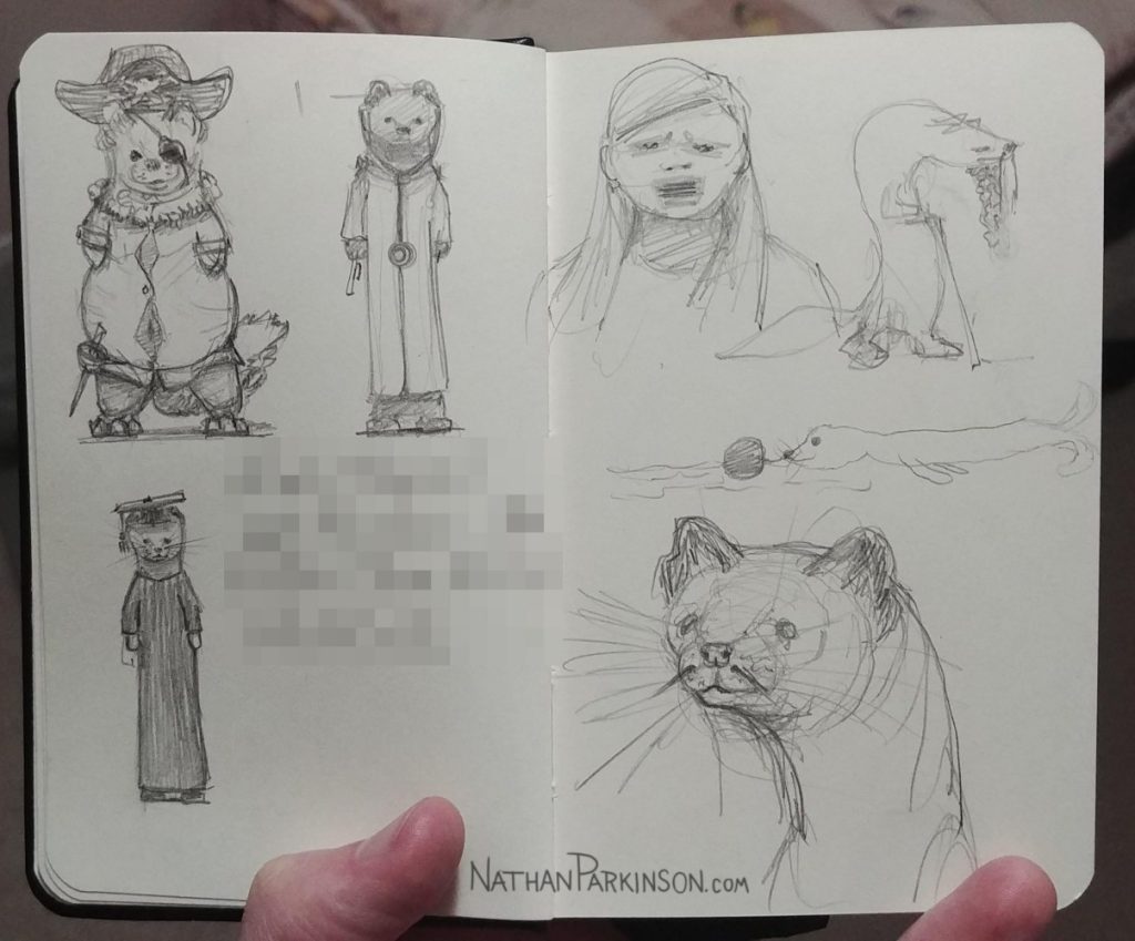 Weasel sketches 0313 4 share nathanparkinson.com