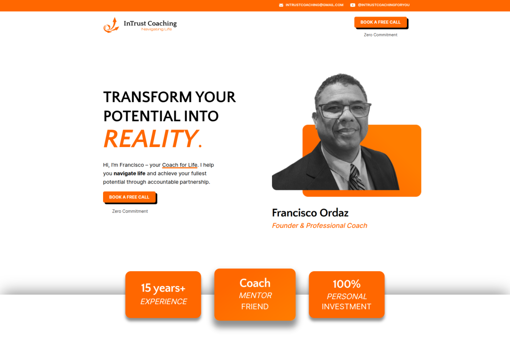 Intrustcoaching.com 2026, nathanparkinson.com, home desktop